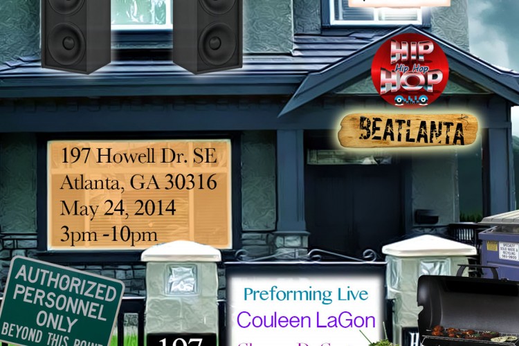 A Beatlanta House Show + BBQ + KEGS: Featuring Myk G Mr 16 Bars + Couleen LaGon + Champ DeGrate (5.24.14)