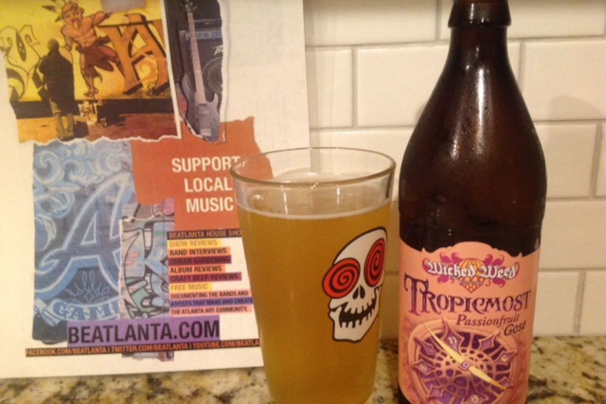BEER REVIEW :: Tropicmost Passionfruit Gose from Wicked Weed Brewing (Ashville, NC) #beerAtlanta