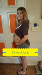25 week belly