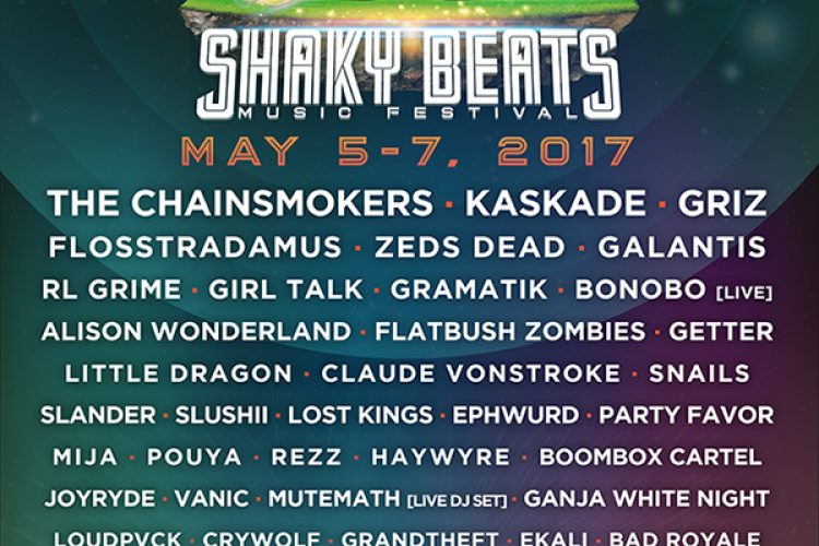 Shaky Beats 2017 Lineup OUT NOW!