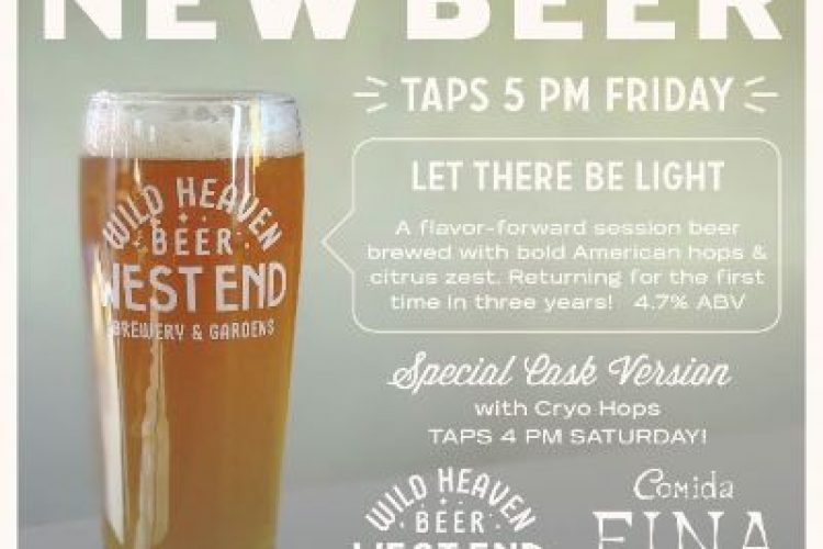 #beerAtlanta :: new beer from Wild Heaven Brewery – ‘Let there be Light’