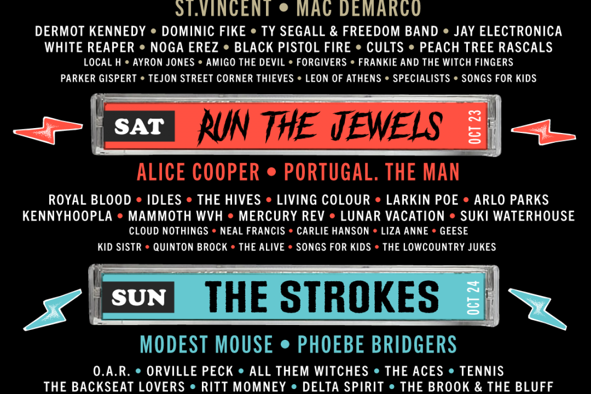 SHAKY KNEES 2021 – LINEUP AND TICKETS AVAILABLE NOW – STEVIE NICKS, RUN THE JEWELS, MODEST MOUSE, THE STROKES, ALICE COOPER AND MORE…