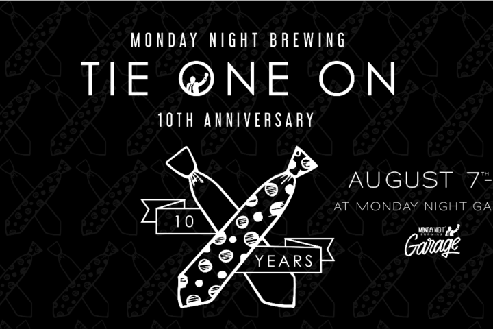 <span class="hot">Hot <i class="fa fa-bolt"></i></span> #beerAtlanta :: Monday Night Brewing’s 10th Anniversary – ‘Tie One One’ – Sat & Sun, Aug 7th & 8th, 2021